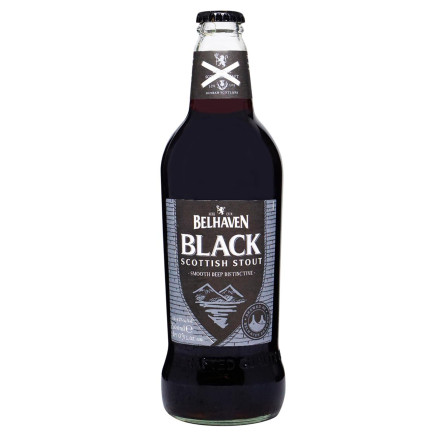 Пиво темне Belhaven Black 4,2% 0,5л с/пл