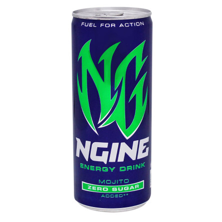 Напій енергетичний Ngine Mojito без цукру 250мл
