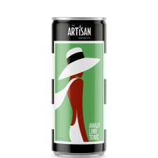 Напій газований Артізан, Амалфі Лайм Тонік / Artisan, Amalfi Lime Tonic, ж/б, 0.2л mini slide 1