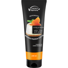Крем-гель для душу Energy Of Vitamins Mango Panna Сotta 230 мл mini slide 1