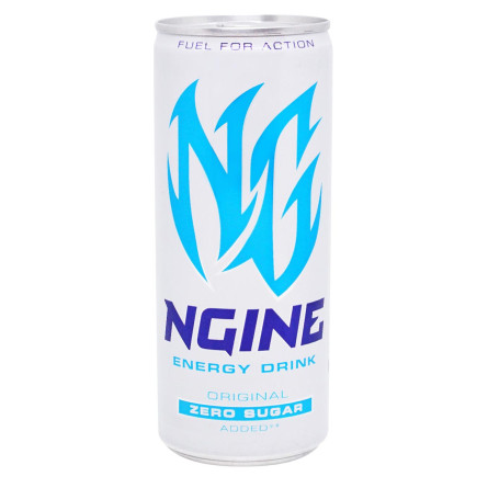 Напій енергетичний Ngine Original без цукру 250мл