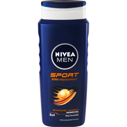 Гель для душа NIVEA Men Спорт с ароматом лайма мужской 500 мл