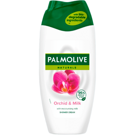 Гель для душа Palmolive Натурель Розкішна м'якість Чорна орхідея і зволожуюче млочко 250 мл