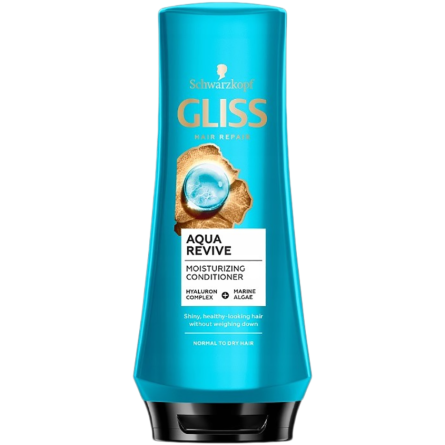 Бальзам Gliss Kur Aqua Revive для сухих и нормальных волос 200 мл slide 1