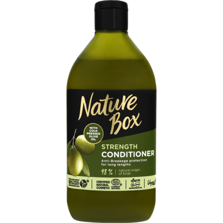 Бальзам-кондиціонер для волосся Nature Box Olive oil Strength 385 мл slide 1