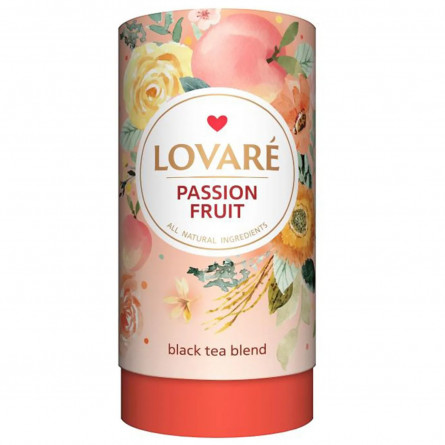 Чай чорний Lovare Пристрасний фрукт листовий з ягодами і фруктами 80г slide 1