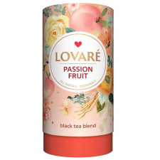 Чай черный Lovare Страстный фрукт листовой с ягодами и фруктами 80г mini slide 1