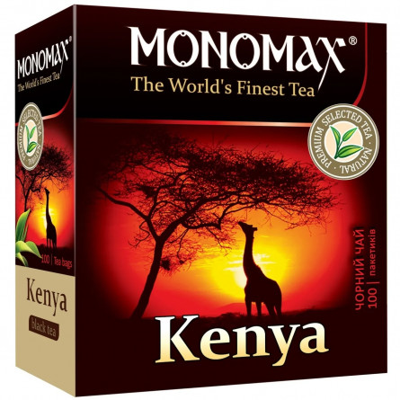 Чай чорний Monomax Kenya 100шт*2г slide 1