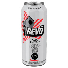 Напиток слабоалкогольный энергетический Revo Alco Energy ж/б 8,5% 0,5л mini slide 1