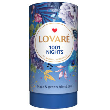 Чай Lovare 1001 Ночь чорный и зеленый листовой с ягодами и фруктами 80г mini slide 1
