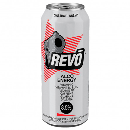 Напій слабоалкогольний Revo енергетичний 8-8,5% 0,5л slide 1