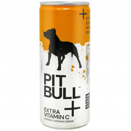 Напиток энергетический Pit Bull Extra Vitamin C безалкогольный сильногазированный 250мл slide 1