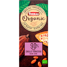 Шоколад Torras чорний 90% Organic 100 г mini slide 1