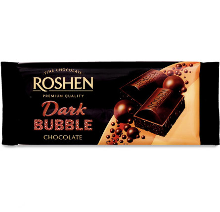 Шоколад Roshen Dark Bubble экстрачорный пористый 80 г