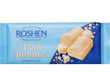 Шоколад Roshen White Bubble білий пористий 80 г mini slide 1