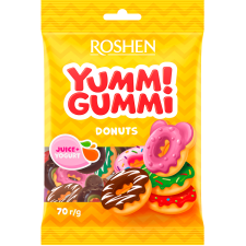 Цукерки Roshen Yummi Gummi Donuts 70 г mini slide 1