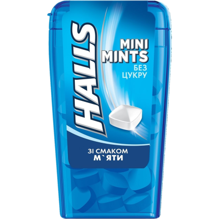 Леденцы Halls Mini Mints со вкусом мяты 12.5 г