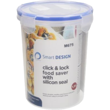 Ємність вакуумна кругла Ucsan Plastik click with lock 1,5 л mini slide 1