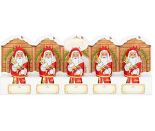 Lindt Santa Milk 5 упаковок перфорація 50г mini slide 1