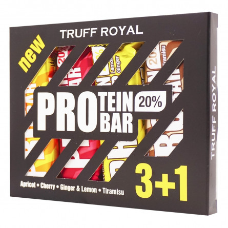 Набір цукерок Truff Royal PROtein Bar 3+1 глазуровані 132г slide 1