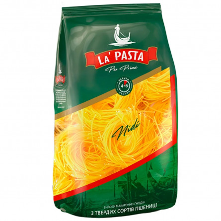 Макаронні вироби La Pasta Per Primi Фіделіні 400г slide 1