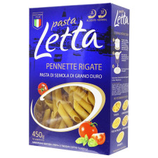 Макарони Pasta Letta пір'я 450г mini slide 1