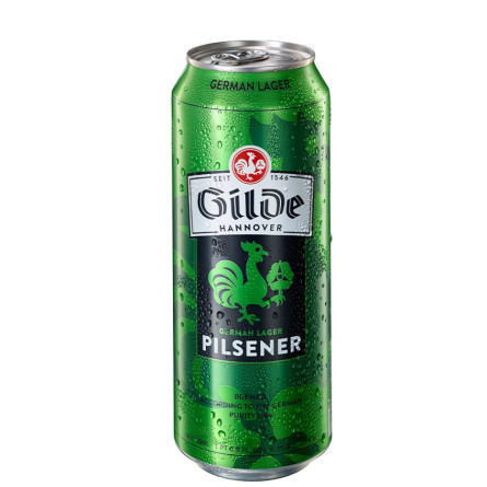 Пиво Пілсенер, Гілд / Pilsener, Gilde, ж/б, 5%, 0.5л