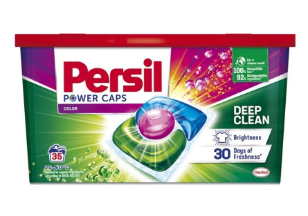 Капсули для прання Persil Power Caps Color Deep Clean для кольорових речей 35 шт