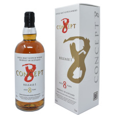 Віскі "Концепт 8", Сінгл Молт / "Concept 8", Single Malt, Release 1, 8 років, 40.8%, 0.7л mini slide 1