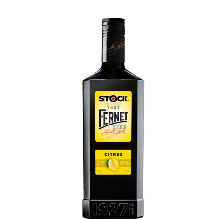 Настоянка Фернет Сток, Цитрус / Fernet Stock, Citrus, 27%, 0.5л