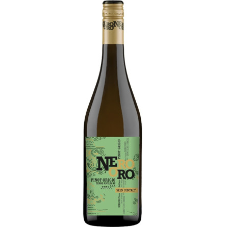 Вино "Неро Оро", Піно Гріджіо Терре Сіціліане / "Nero Oro", Pinot Grigio Terre Siciliane, The Wine People, біле сухе 0.75л