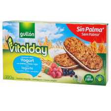 Печиво-сендвіч Gullon Vitalday з йогуртом та фруктами 220г mini slide 1