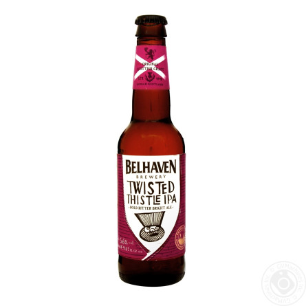 Пиво Belhaven Twisted Thistle IPA світле 5,6% 0,33л slide 1