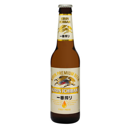 Пиво Kirin Ichiban светлое 5% 0,33л