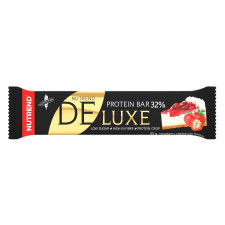 Батончик Nutrend DeLuxe протеїновий полуничний чізкейк 60г mini slide 1
