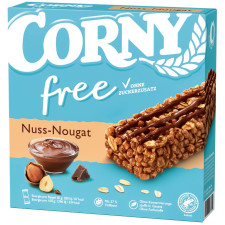 Батончики Corny Злаковые Nuss-Nougat с ореховой пастой и нугой 120г mini slide 1