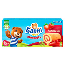 Минирулеты Барни Клубника 150г mini slide 1