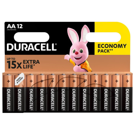 Батарейки Duracell AA лужні 12шт