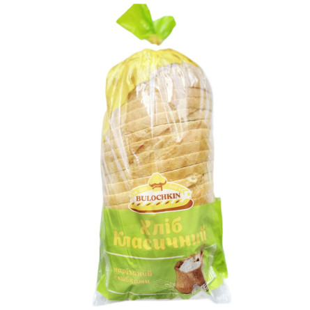 Хлеб Bulochkin пшеничный нарезанный 0,5кг