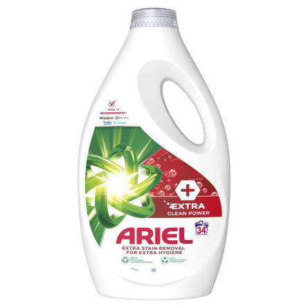 Засіб Ariel Extra Clean Power для прання 1700мл