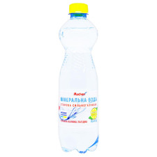 Вода минеральная Ашан со вкусом лимона 0,5л mini slide 1