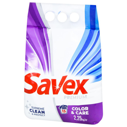 Порошок стиральный Savex Premium Color & Care 2,25кг