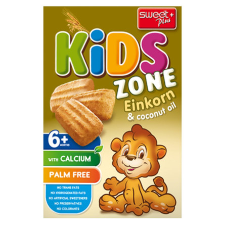 Печенье Kids Zone со спельтой и кокосовым маслом 200г