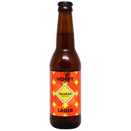 Пиво Brater Hoppy Lager 4,2% 0,33л