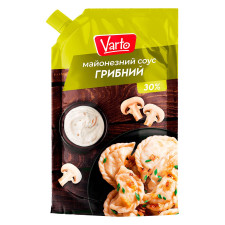Соус майонезний Varto Грибний 30% 180г mini slide 1