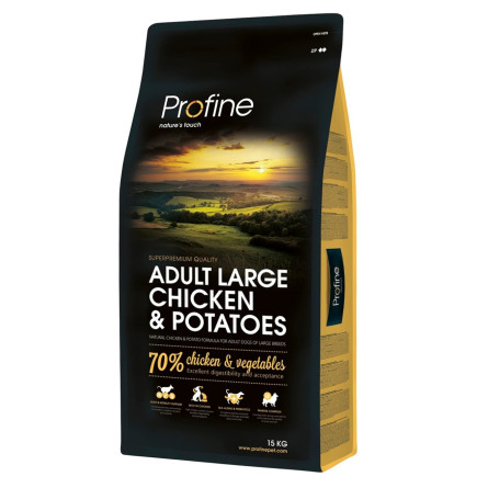 Корм сухий Profine Adult Large Breed Chicken з куркою для дорослих собак великих порід 15кг