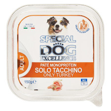 Паштет Monge Special Dog Excellence Monoprotein Індичка для собак всіх порід 150г mini slide 1