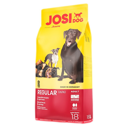 Корм Josi Dog Regular повноцінний сухий для динамічних собак 18кг