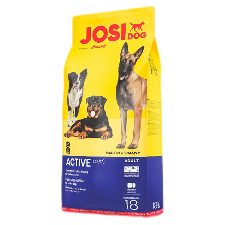 Корм Josi Dog Актив повноцінний сухий для активних собак 18кг slide 1
