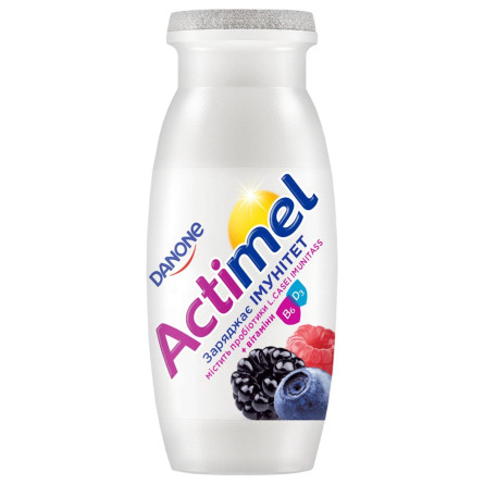Продукт кисломолочный Actimel с лесными ягодами 100г slide 1